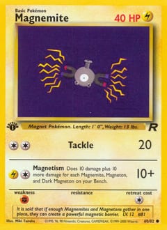 2000 Team Rocket Magnemite #60