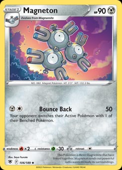 2022 Astral Radiance Magneton #106 card