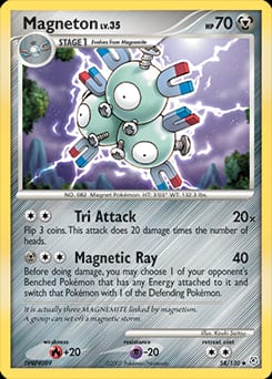2007 Diamond & Pearl Magneton #54 card