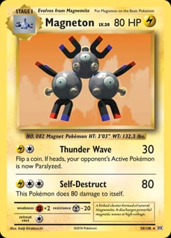 2016 Evolutions Magneton #38 card