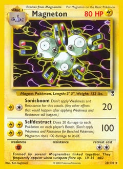 2002 Legendary Collection Magneton #28 card