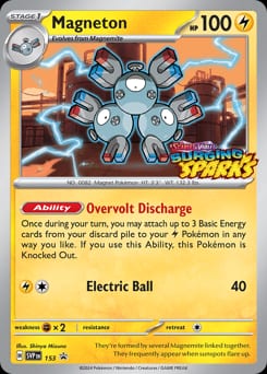 2023 Scarlet & Violet Black Star Promos Magneton #153 card