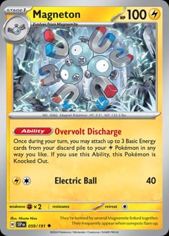 2024 Surging Sparks Magneton #59 card