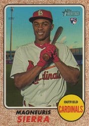 2017 Topps Heritage Base Set Magneuris Sierra #674 card