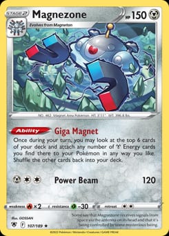 2022 Astral Radiance Magnezone #107 card