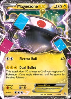 2014 Flashfire Magnezone-EX #35 card
