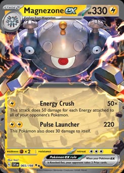 Scarlet & Violet Magnezone ex #65 card
