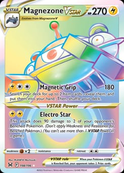 2022 Lost Origin Magnezone VSTAR #198 card