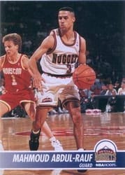 1994-95 Hoops Base Set Mahmoud Abdul-Rauf #48 card