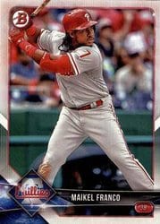 2018 Bowman Base Set Maikel Franco #13 card