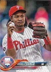 2018 Topps Base Set Maikel Franco #197 card