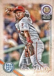 2018 Topps Gypsy Queen Base Set Maikel Franco #12 card