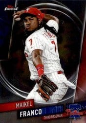2019 Finest Base Set Maikel Franco #17 card
