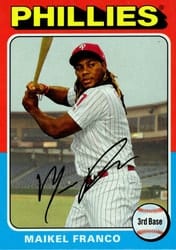 2019 Topps Archives Base Set Maikel Franco #112 card
