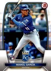 2023 Bowman Base Set Maikel Garcia #44 card