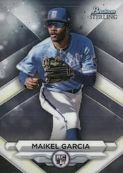 2023 Bowman Sterling Base Set Maikel Garcia #BSR-29 card