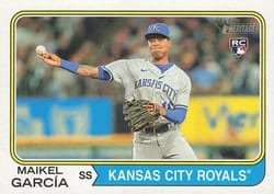 2023 Topps Heritage Base Set Maikel García #311 card