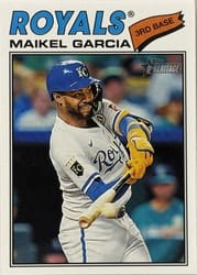 2026 Topps Heritage Base Set Maikel Garcia #84 card