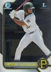 2022 Bowman Chrome Prospects Maikol Escotto #BCP-52 card