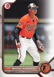 2022 Bowman Draft Base Set Maikol Hernandez #BD-106 card
