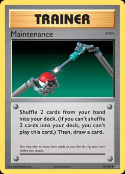 Evolutions Maintenance #79 card