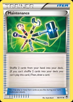 Furious Fists Maintenance #96 card