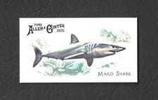 2025 Topps Allen & Ginter 50 Fish From Global Waters (Minis) Mako Shark #FGW-31 card
