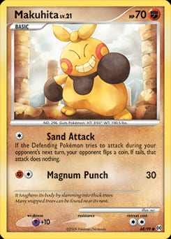 Arceus Makuhita #68 card