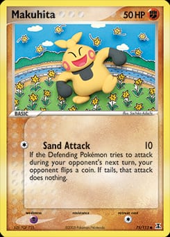 Delta Species Makuhita #75 card