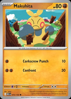 Mega Evolution Makuhita #72 card