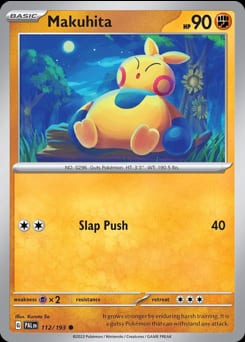 Paldea Evolved Makuhita #112 card