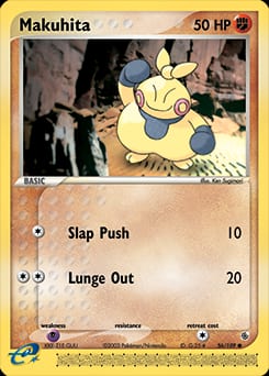Ruby & Sapphire Makuhita #56 card