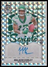 2024 Panini Mosaic Rookie Scripts Malachi Corley #RS-MCY card