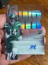 2024 Topps Signature Class Rookie Class Crystal Clear Autographs Malachi Corley #RCC-MC card