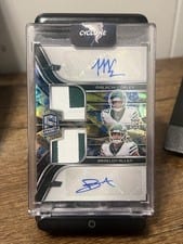 Malachi Corley / Braelon Allen 2024 Panini Spectra Dual Patch Autographs (Hyper) card