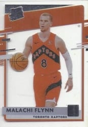 2020-21 Clearly Donruss Base Set Malachi Flynn #58 card