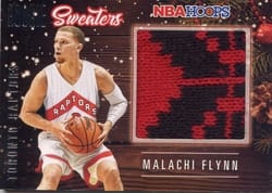 2020-21 Hoops Rookie Sweaters Malachi Flynn #RSW-MFL card