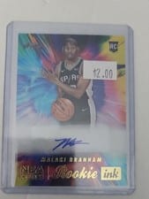 2022-23 Hoops Rookie Ink Malaki Branham #RI-MBH card