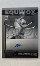 2022-23 Panini Flux Equinox Autographs Malaki Branham #EA-MBH card