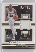 2022-23 Panini Noir Elegant Décor Rookie Jerseys Malaki Branham #EDR-MKB card