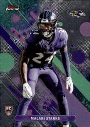2025 Finest Base Set Malaki Starks #45 card
