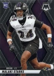 2025 Panini Mosaic Base Set Malaki Starks #347 card
