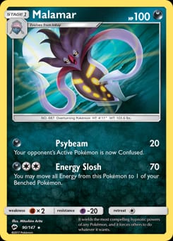 Burning Shadows Malamar #90 card