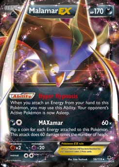 2014 Phantom Forces Malamar-EX #58 card