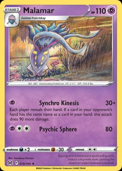 Lost Origin Malamar #78 card