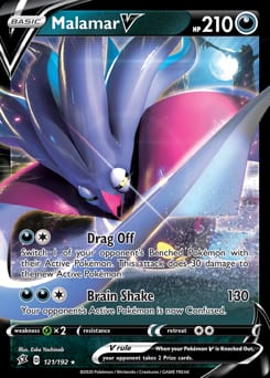 Rebel Clash Malamar V #121 card