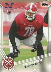 2020 Topps XFL Base Set Malcolm Bunche #24 card