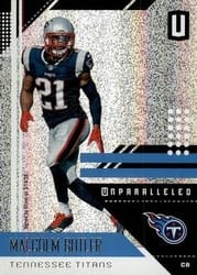 2018 Panini Unparalleled Base Set Malcolm Butler #192 card