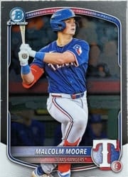 2025 Bowman Draft Chrome Malcolm Moore #BDC-191 card