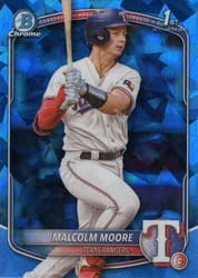 2025 Bowman Sapphire Edition Base Set Malcolm Moore #BCP-129 card